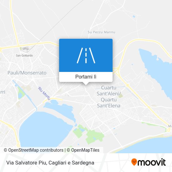 Mappa Via Salvatore Piu