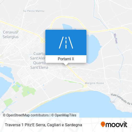 Mappa Traversa 1 Pitz'E Serra