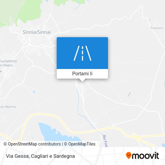 Mappa Via Gessa