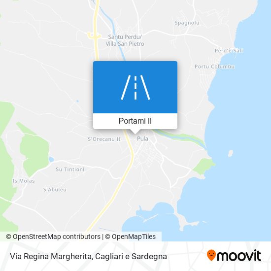 Mappa Via Regina Margherita
