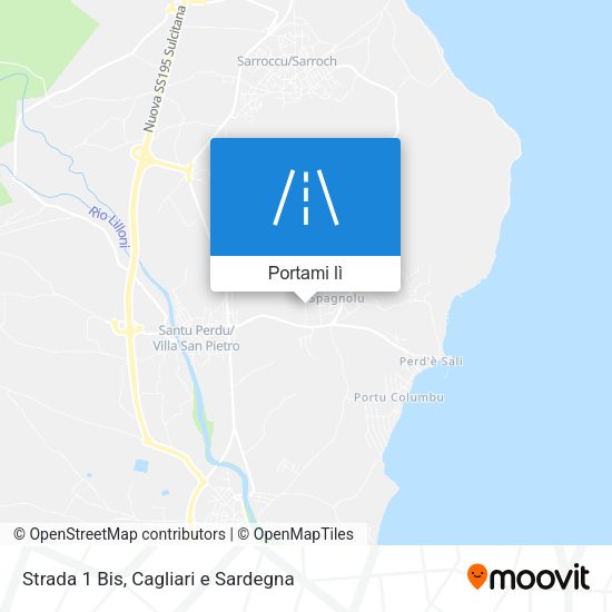 Mappa Strada 1 Bis