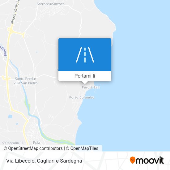 Mappa Via Libeccio