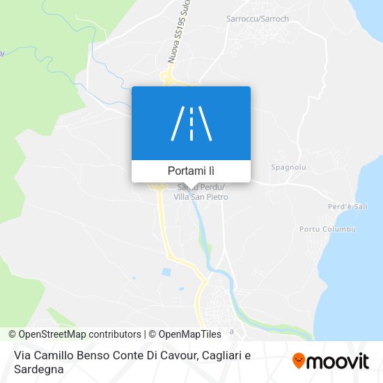 Mappa Via Camillo Benso Conte Di Cavour