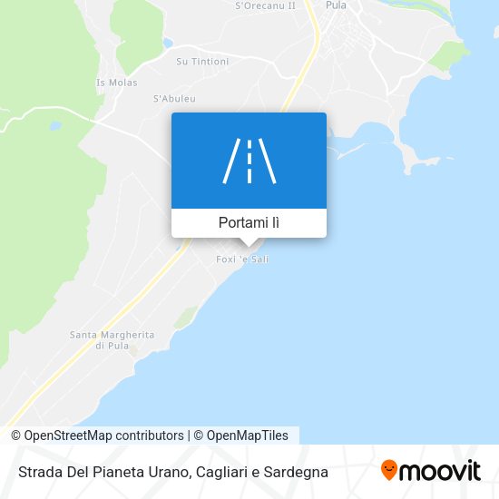 Mappa Strada Del Pianeta Urano