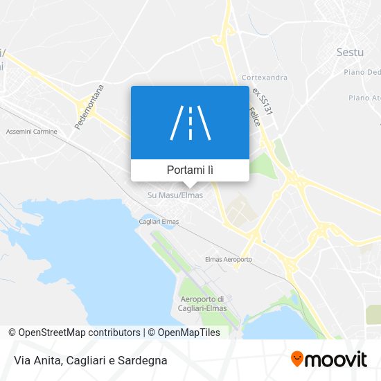 Mappa Via Anita