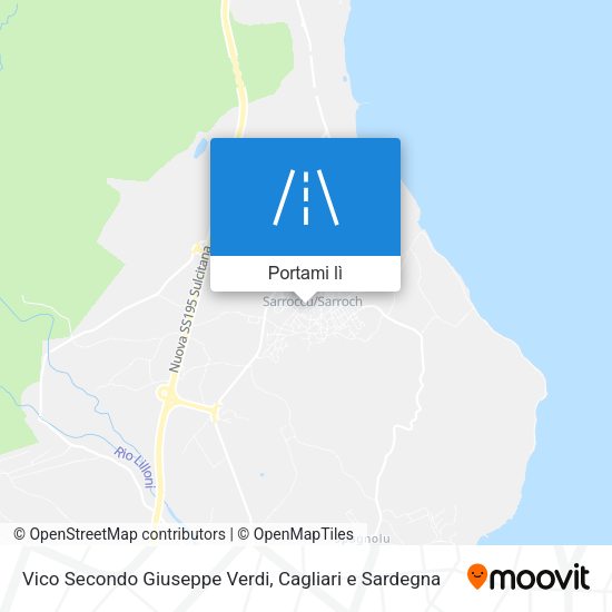 Mappa Vico Secondo Giuseppe Verdi