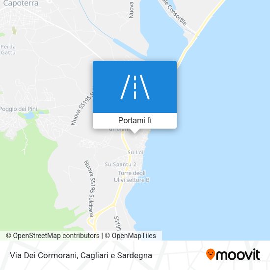 Mappa Via Dei Cormorani