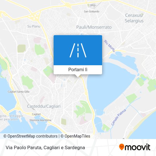 Mappa Via Paolo Paruta