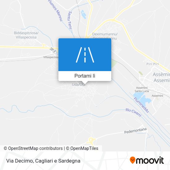 Mappa Via Decimo