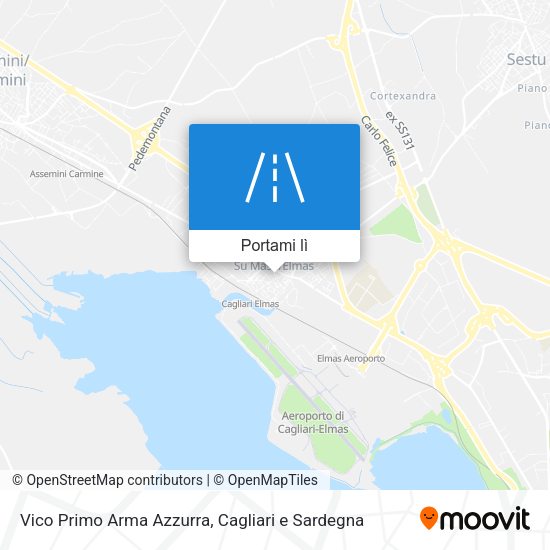 Mappa Vico Primo Arma Azzurra