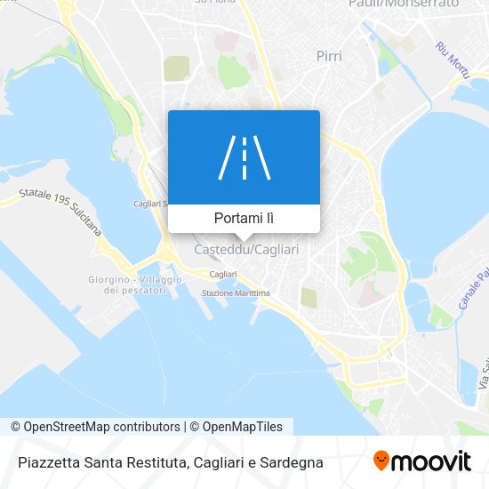 Mappa Piazzetta Santa Restituta