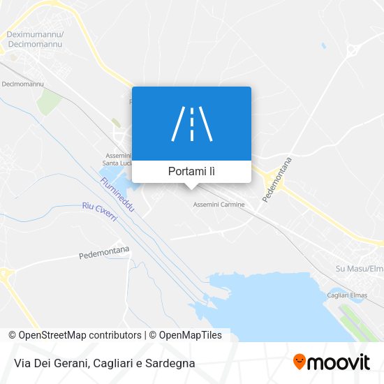 Mappa Via Dei Gerani