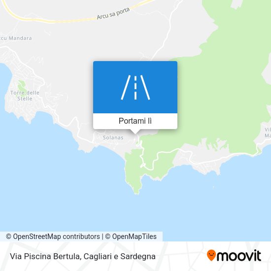 Mappa Via Piscina Bertula