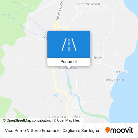 Mappa Vico Primo Vittorio Emanuele