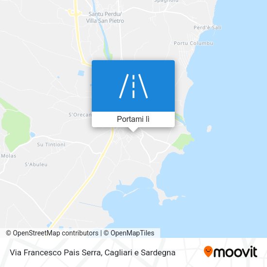 Mappa Via Francesco Pais Serra
