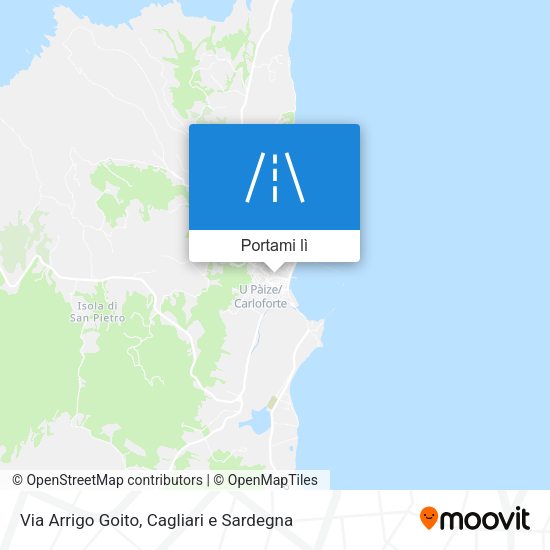 Mappa Via Arrigo Goito