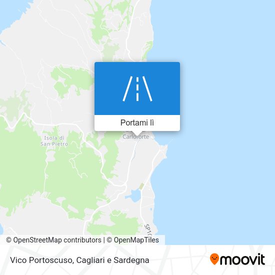 Mappa Vico Portoscuso