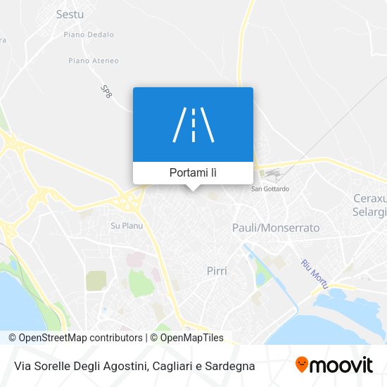 Mappa Via Sorelle Degli Agostini