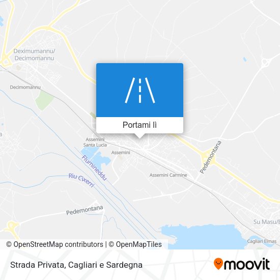 Mappa Strada Privata