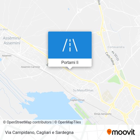 Mappa Via Campidano