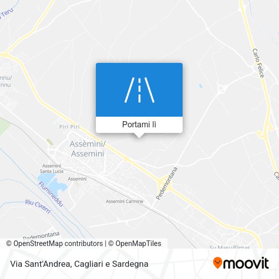 Mappa Via Sant'Andrea