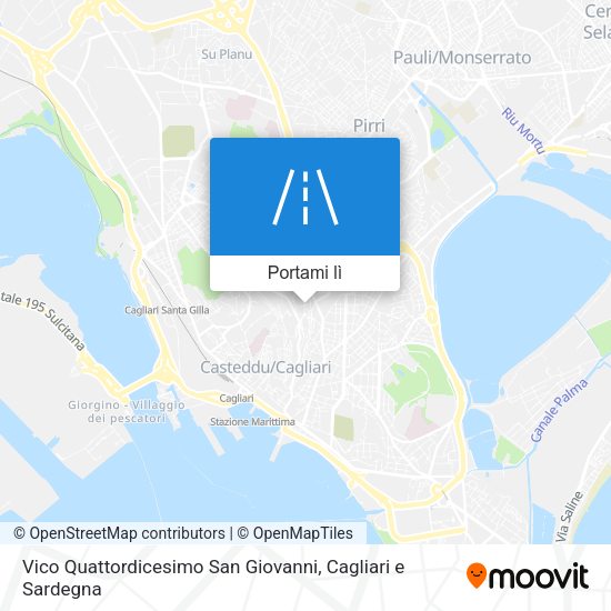 Mappa Vico Quattordicesimo San Giovanni