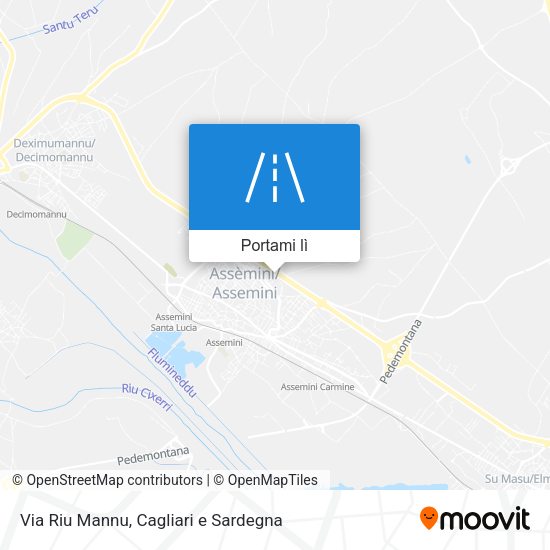 Mappa Via Riu Mannu
