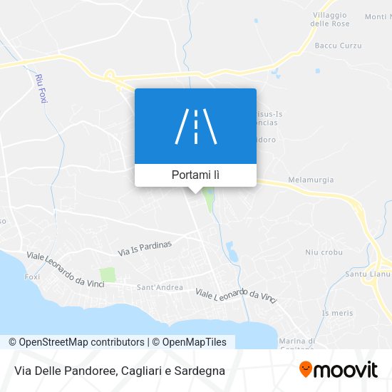 Mappa Via Delle Pandoree