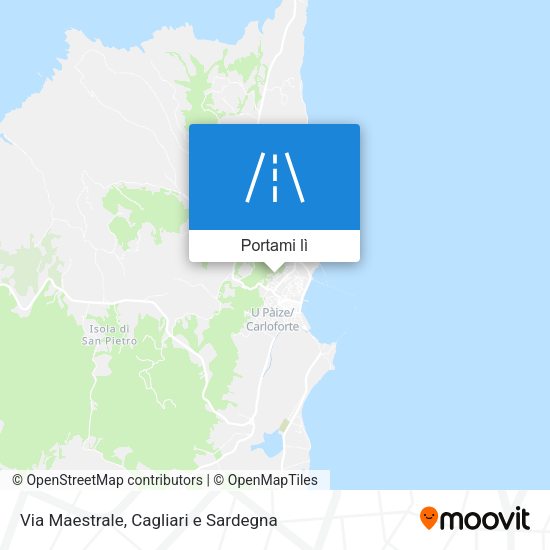 Mappa Via Maestrale