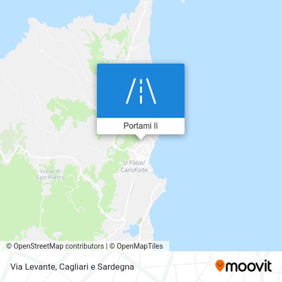Mappa Via Levante