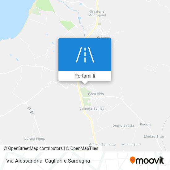 Mappa Via Alessandria