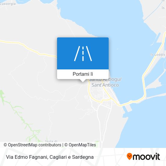 Mappa Via Edmo Fagnani