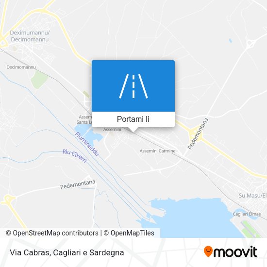 Mappa Via Cabras