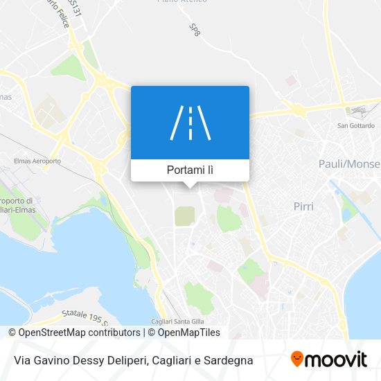 Mappa Via Gavino Dessy Deliperi