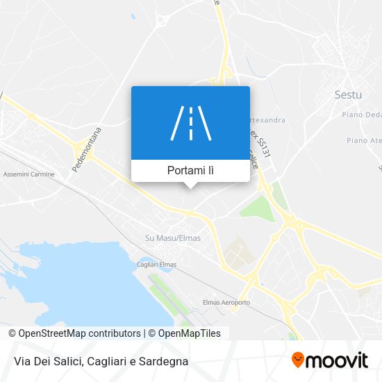 Mappa Via Dei Salici