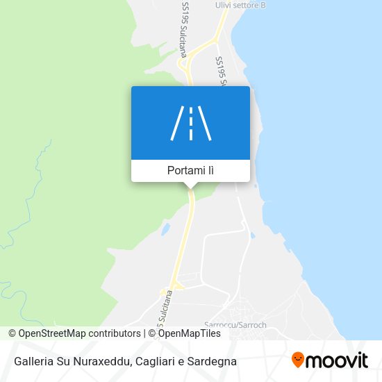 Mappa Galleria Su Nuraxeddu