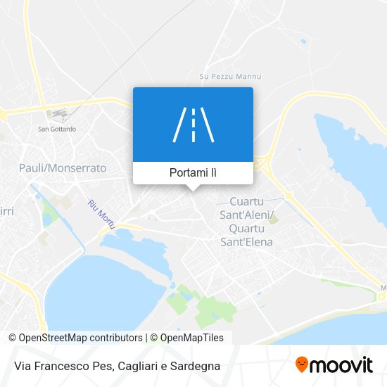 Mappa Via Francesco Pes