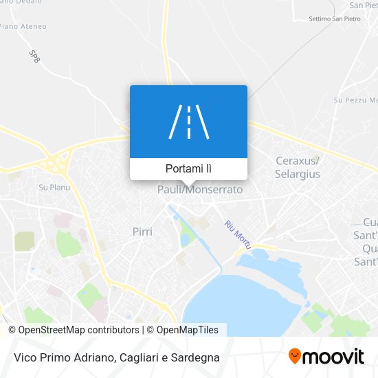 Mappa Vico Primo Adriano