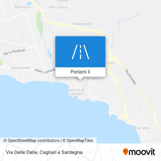 Mappa Via Delle Dalie