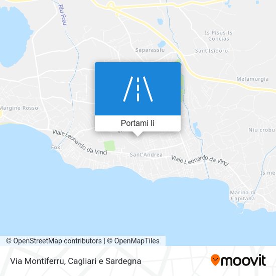 Mappa Via Montiferru