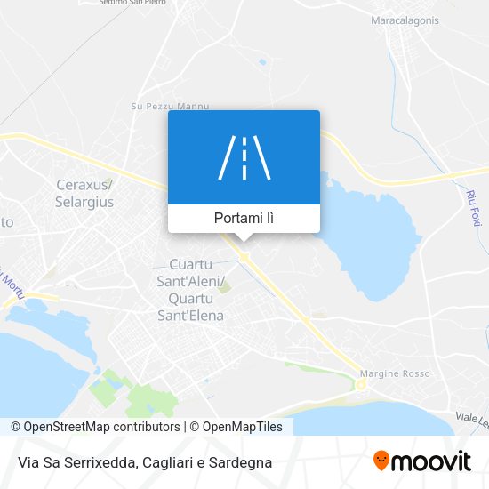 Mappa Via Sa Serrixedda