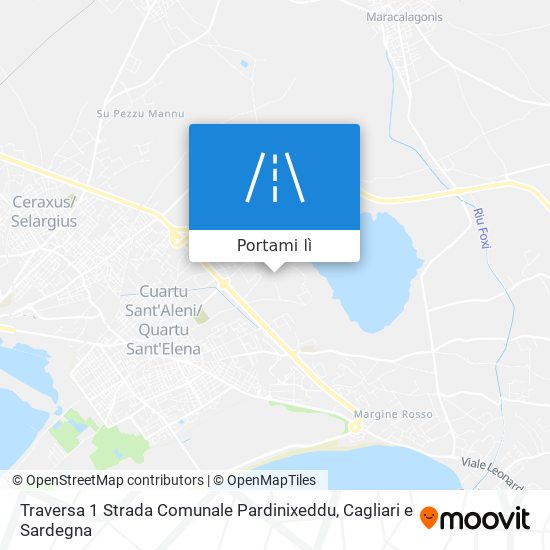 Mappa Traversa 1 Strada Comunale Pardinixeddu