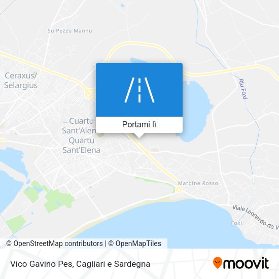 Mappa Vico Gavino Pes