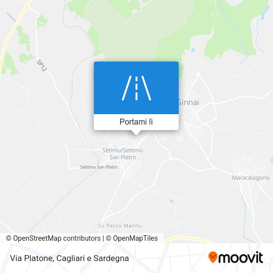 Mappa Via Platone