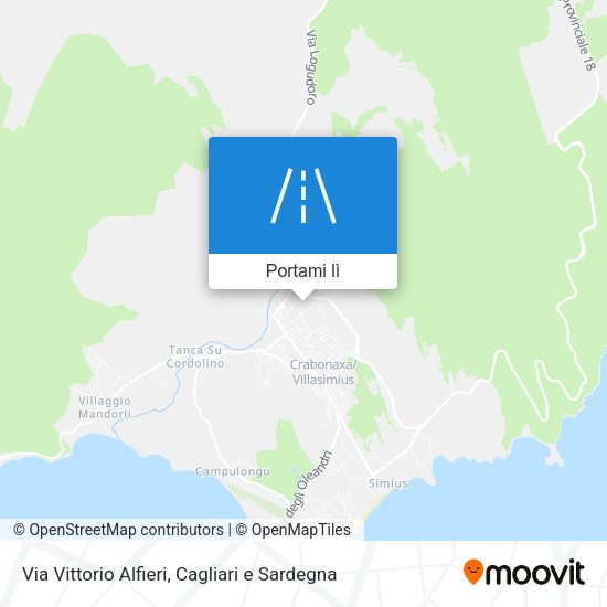 Mappa Via Vittorio Alfieri