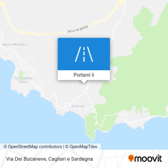 Mappa Via Dei Bucaneve