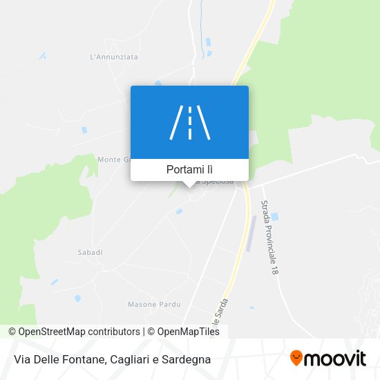 Mappa Via Delle Fontane