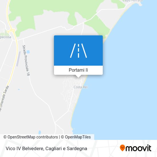 Mappa Vico IV Belvedere