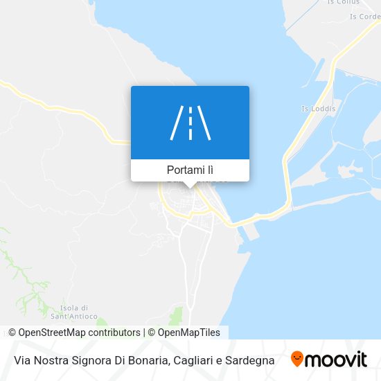 Mappa Via Nostra Signora Di Bonaria