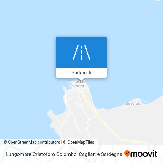 Mappa Lungomare Cristoforo Colombo